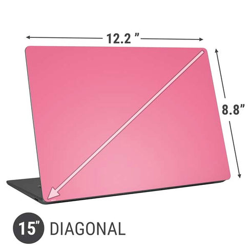 Bubble Gum Pink Universal Laptop 15in (12.2 x 8.8in) Skin